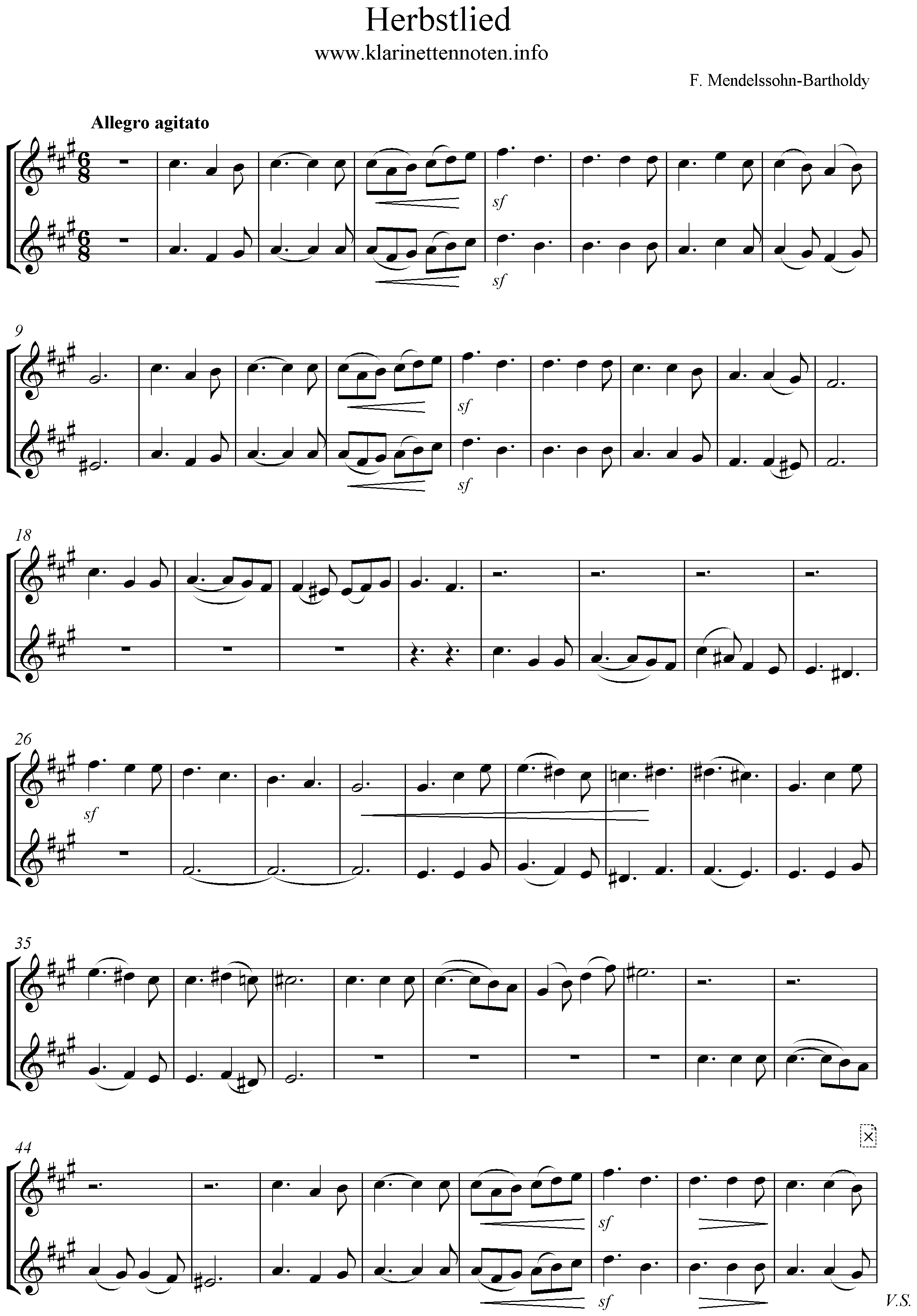 Mendelssohn Bartholdy , op. 63/4